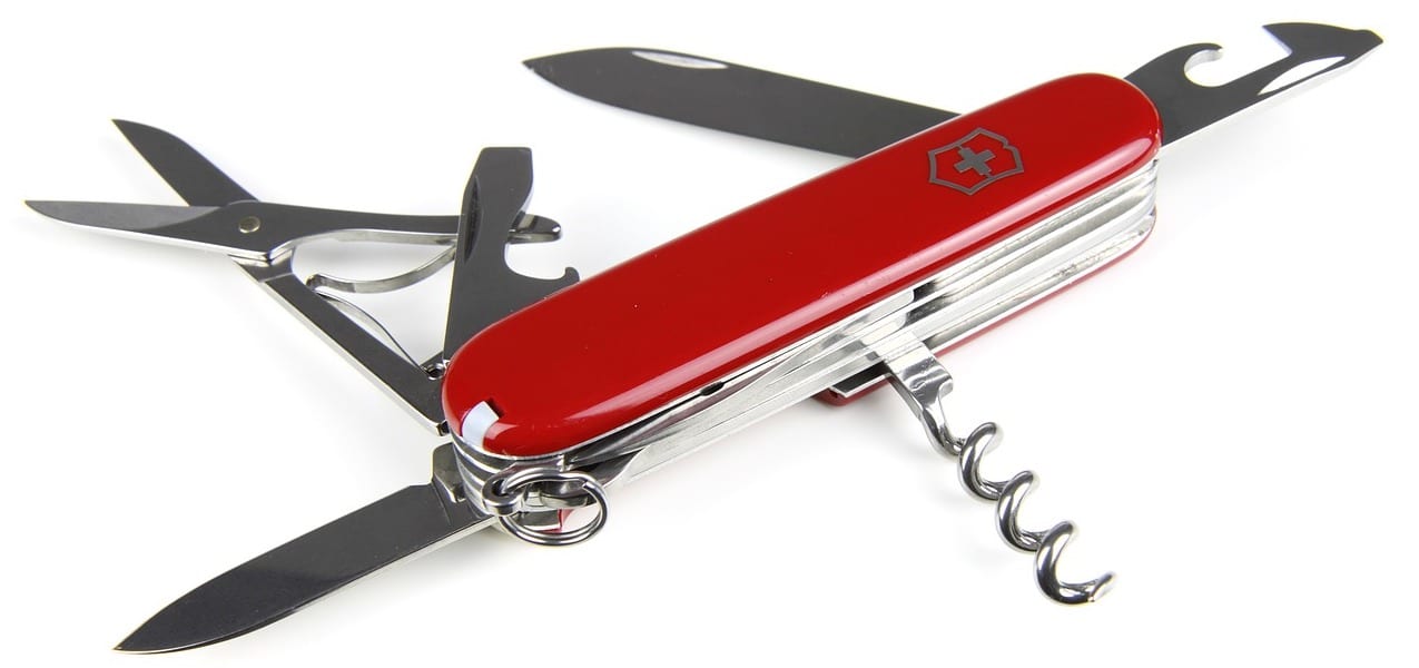 Photo of Swiss Army Knife for All-in-One Online Course Platforms Concept