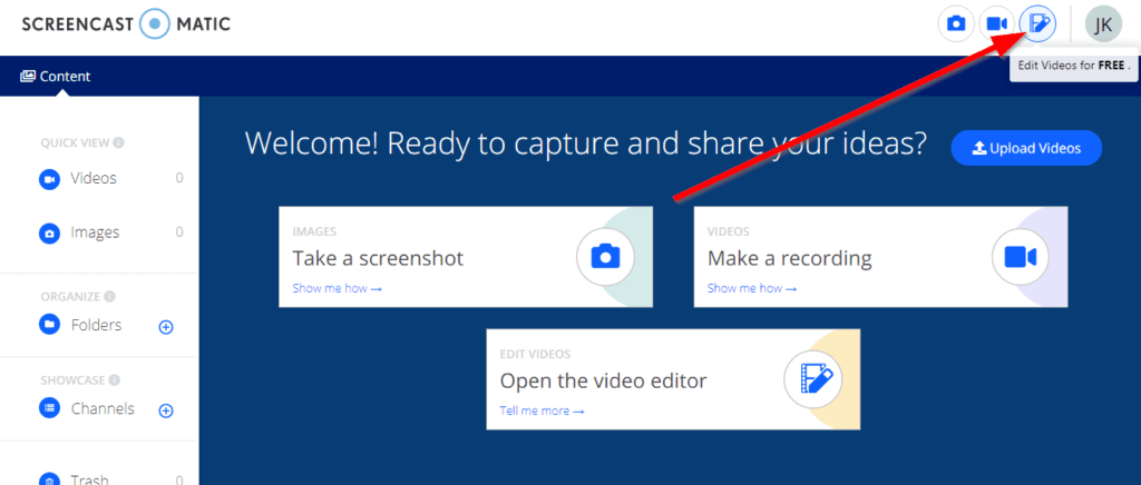Screencast-O-Matic video editor icon