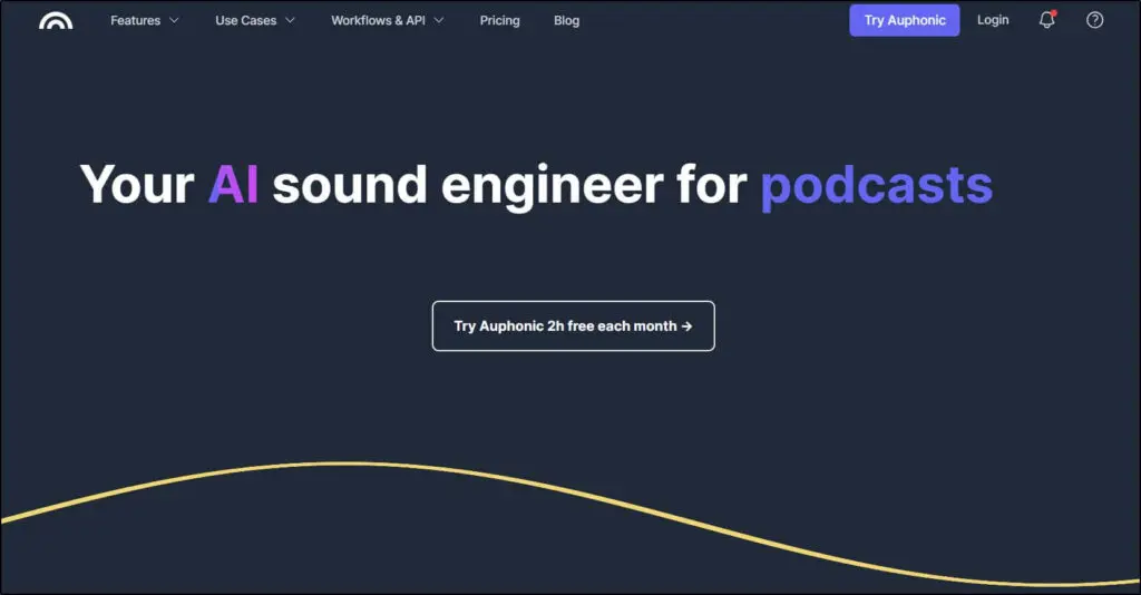 Homepage of Auphonic
Your AI Sound Engineer for podcasts
Try Auphonic 2h free each month 