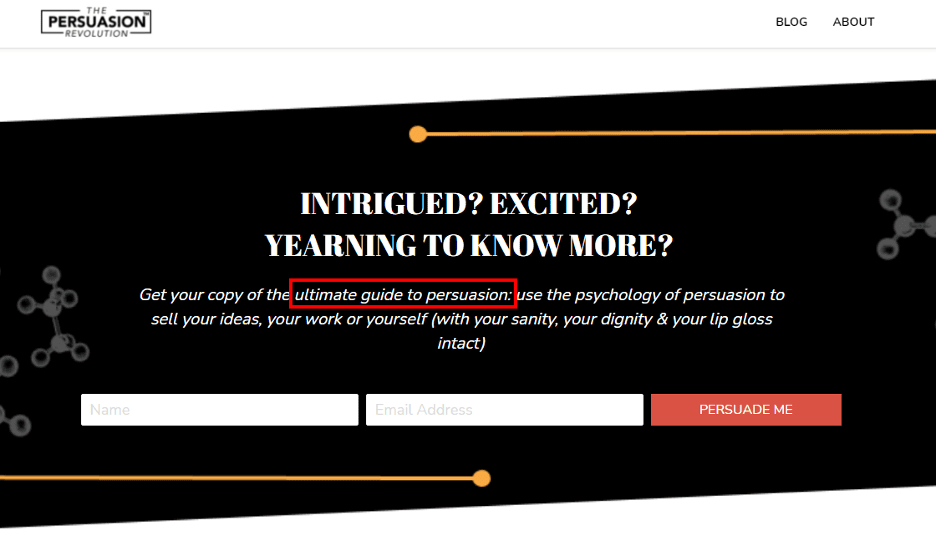 Guide to Persuasion lead magnet