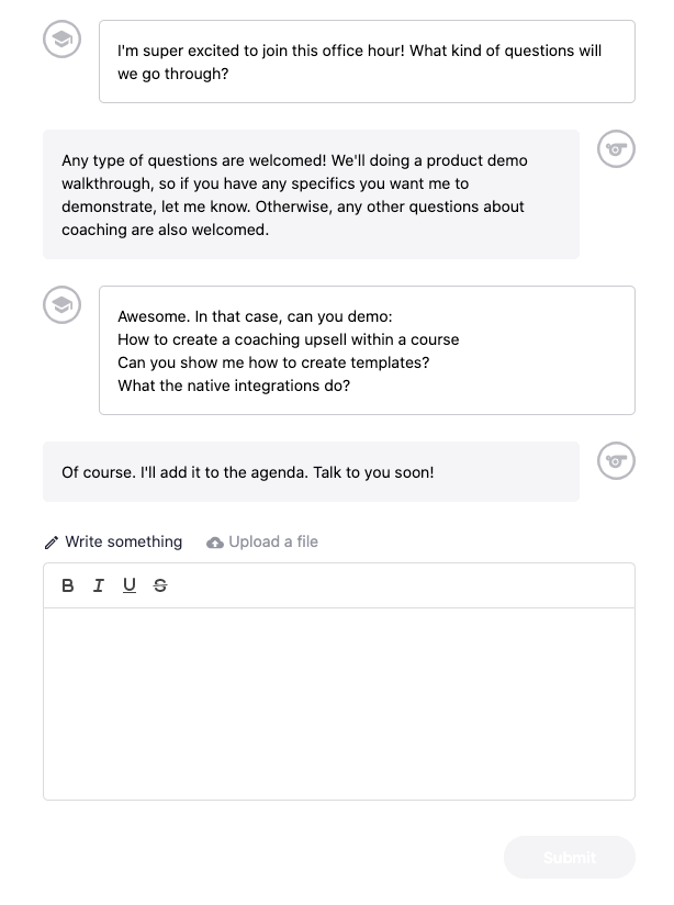 chat window between two people