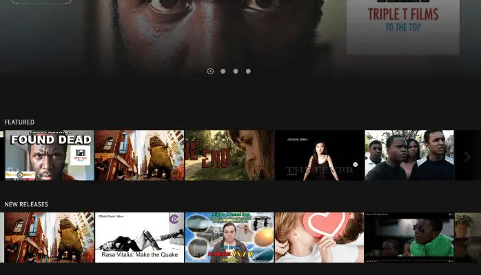 Featured movie trailers thumbnails 