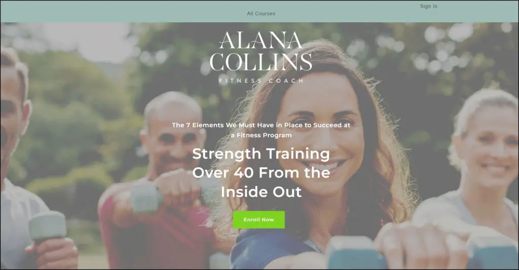 Thinkific example alana collins