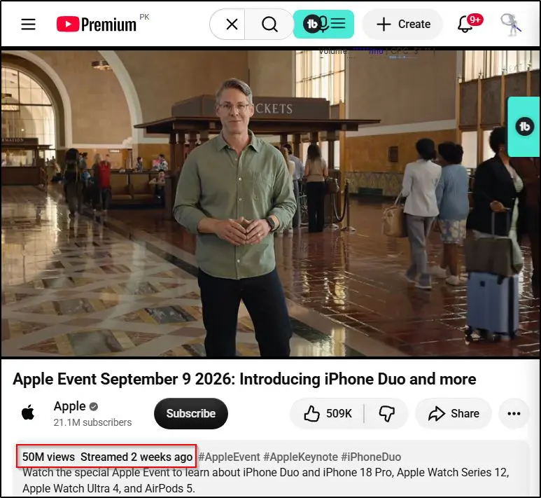 apple event