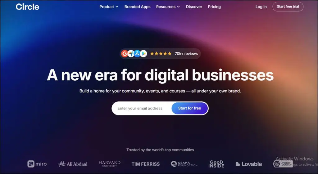 circle 2026 homepage