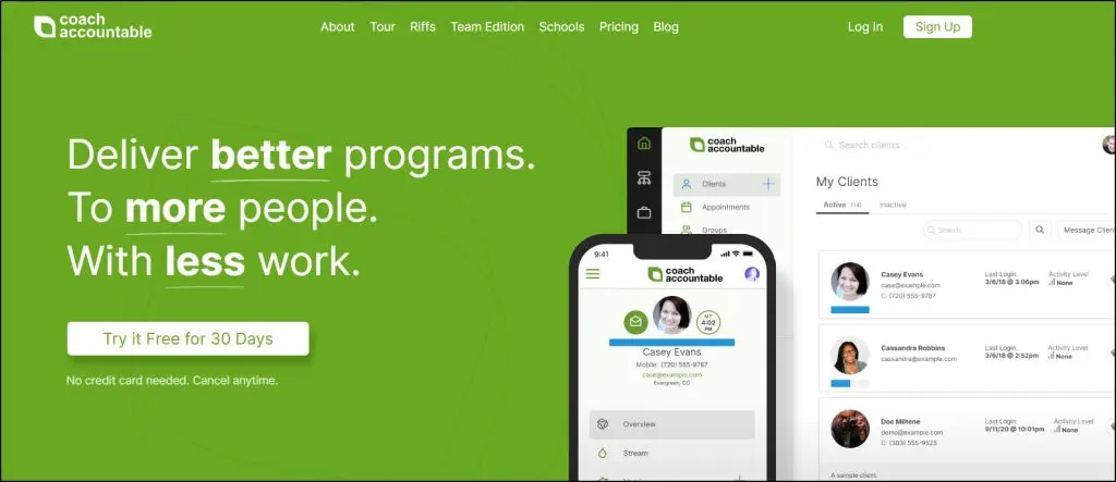 coachaccountable the best online coaching platform