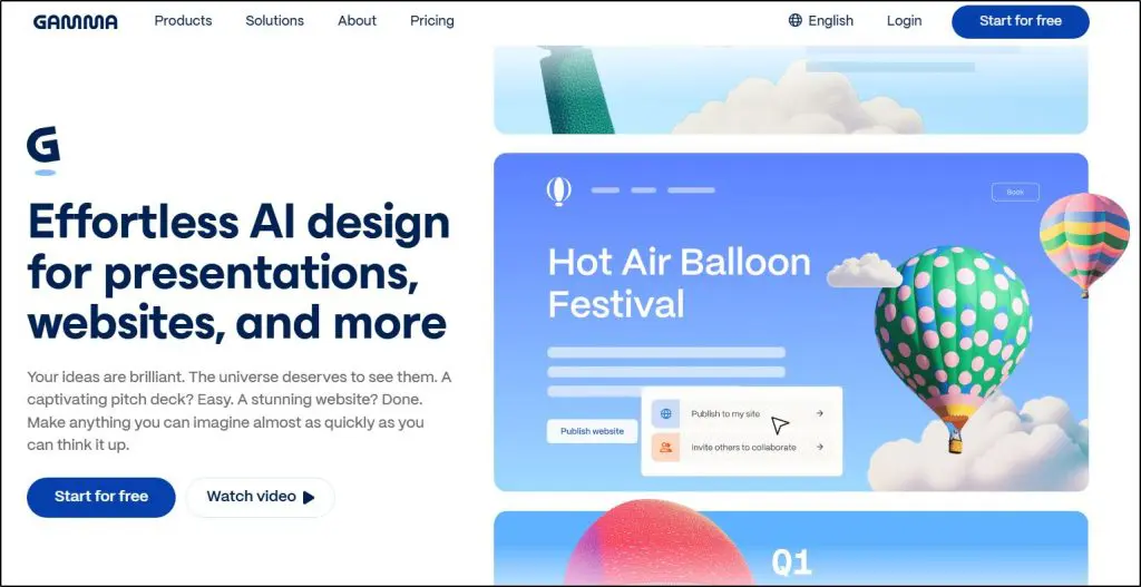 gamma ai presentation maker