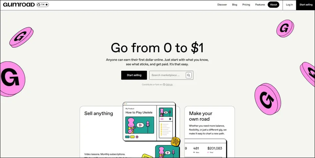 gumroad digital downloads