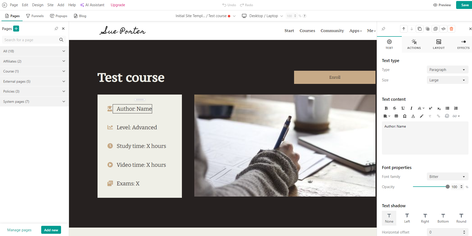 BuddyBoss communities site page