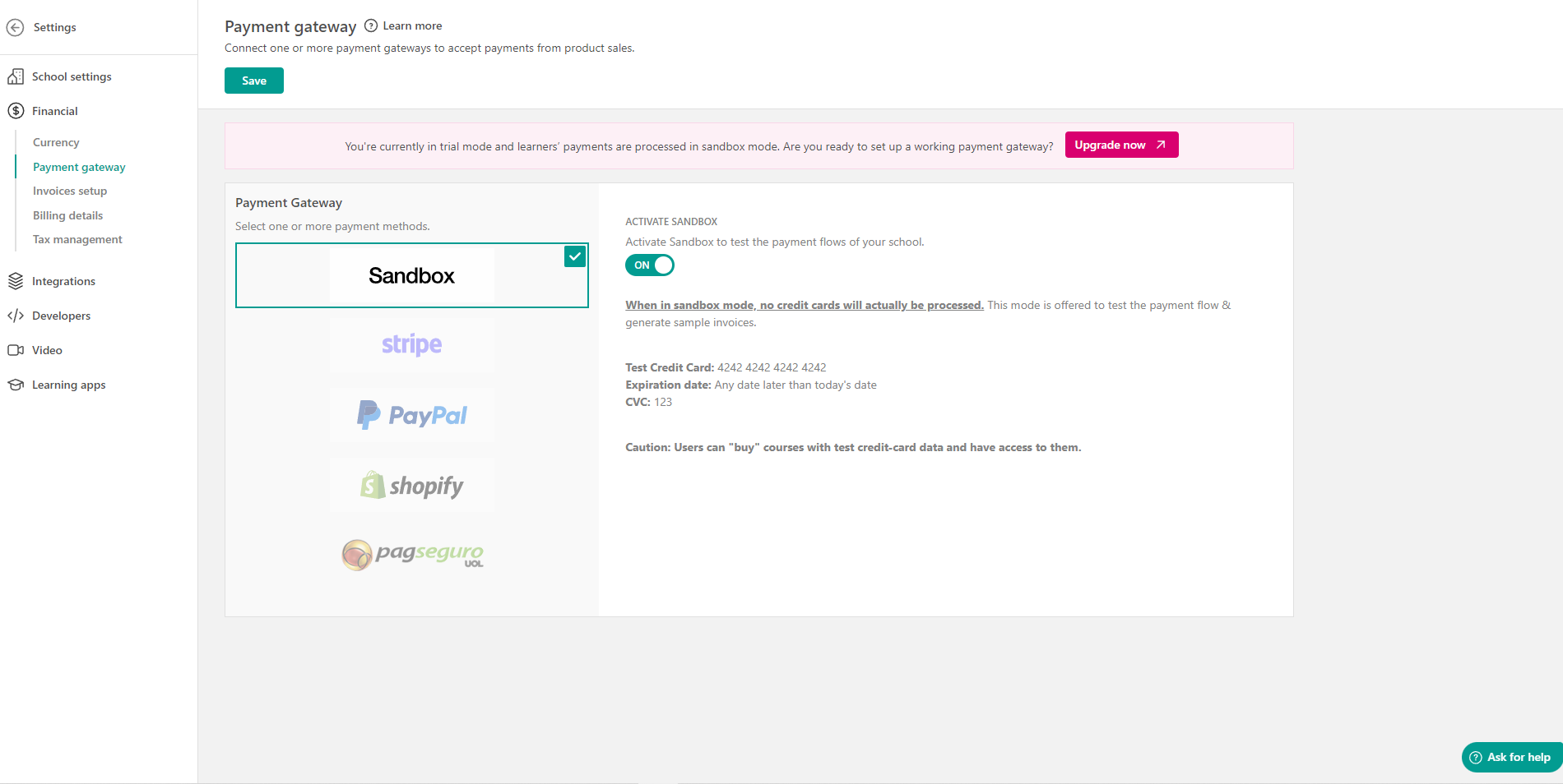 Kartra page for choosing templates