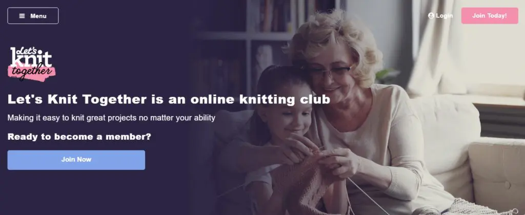 An elderly woman assisting a child with knitting