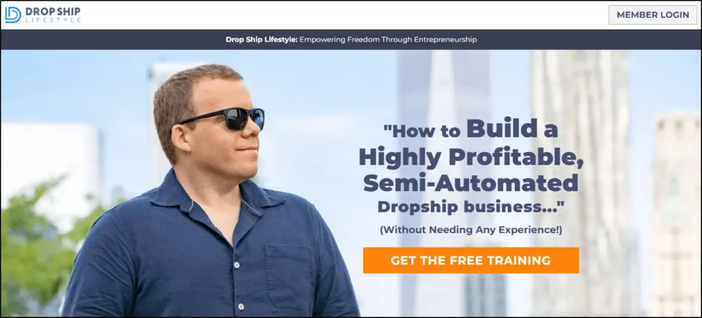 Dropship Lifestyle home page