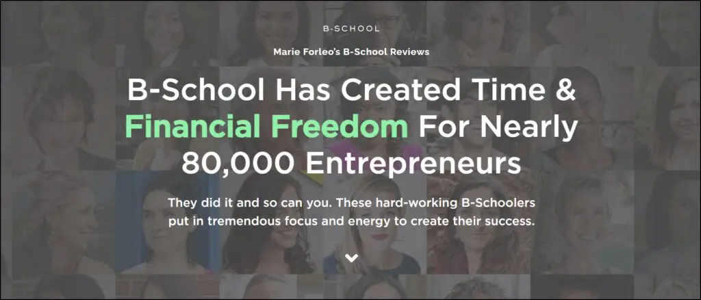 B-School - Marie Forleo's B-School Reviews: B-School Has Created Time & Financial Freedom for Nearly 80,000 Entrepreneurs