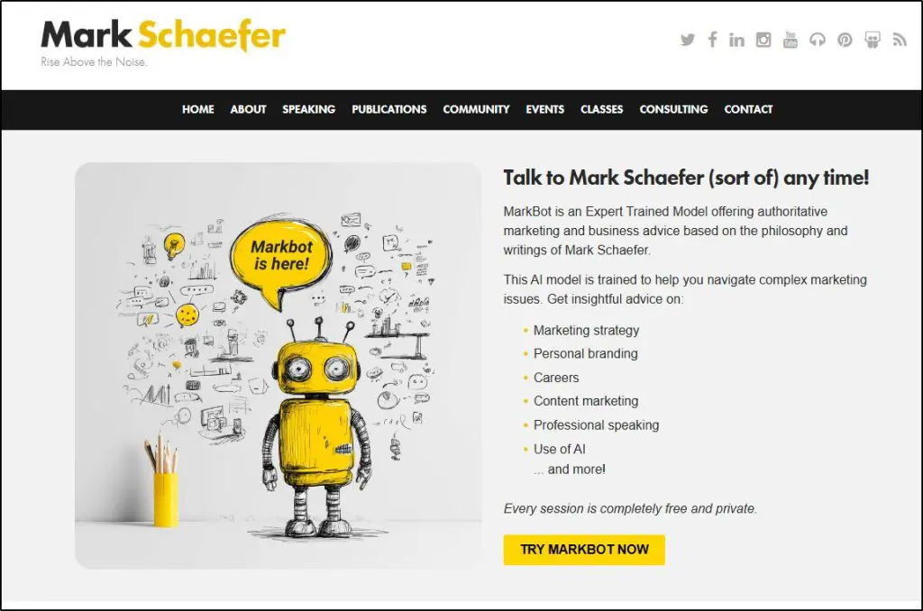 mark schaefer markbot