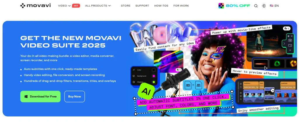 movavi video editor and screen recorder
