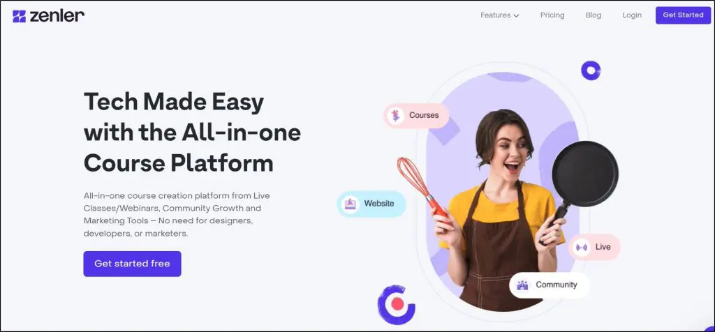 Zenler - one of the best all-in-one course platforms 2025