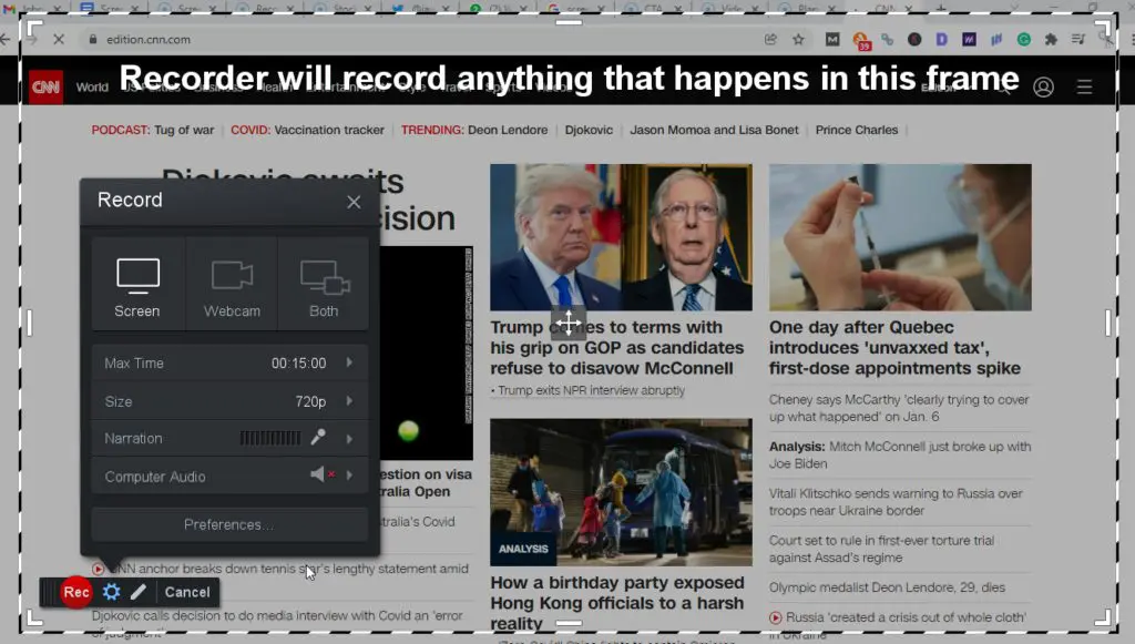 Screencast-O-Matic - video recorder page
