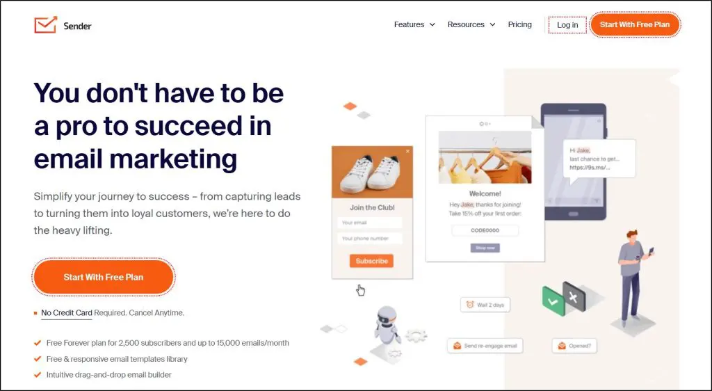 sender email marketing