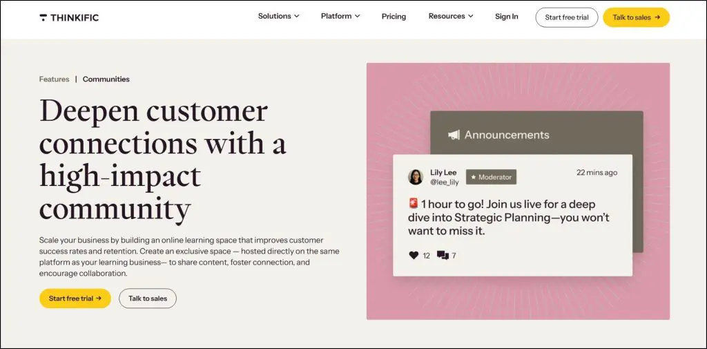 thinkific communities1