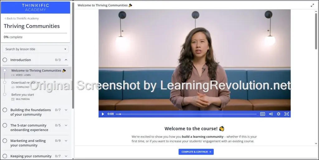 thinkific best online course platform