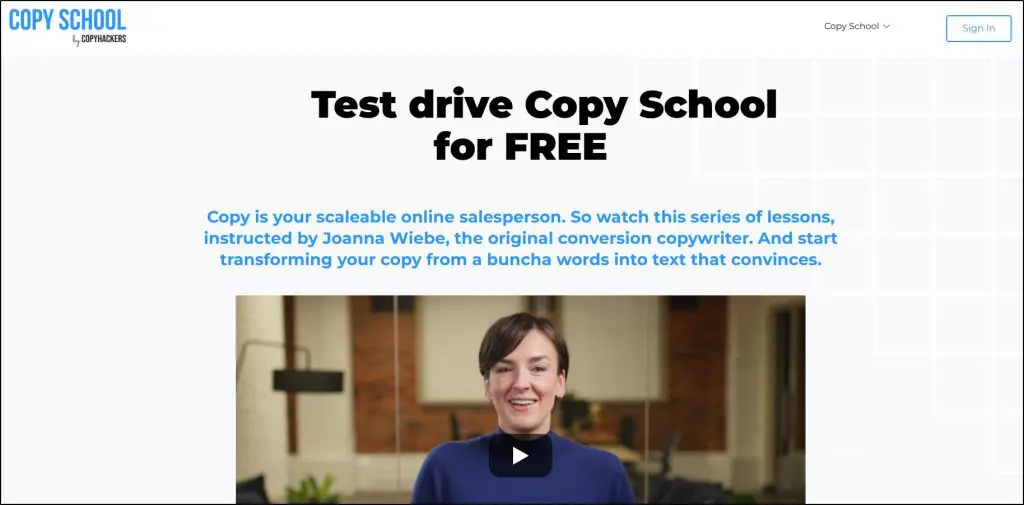 thinkific examples - copyschool