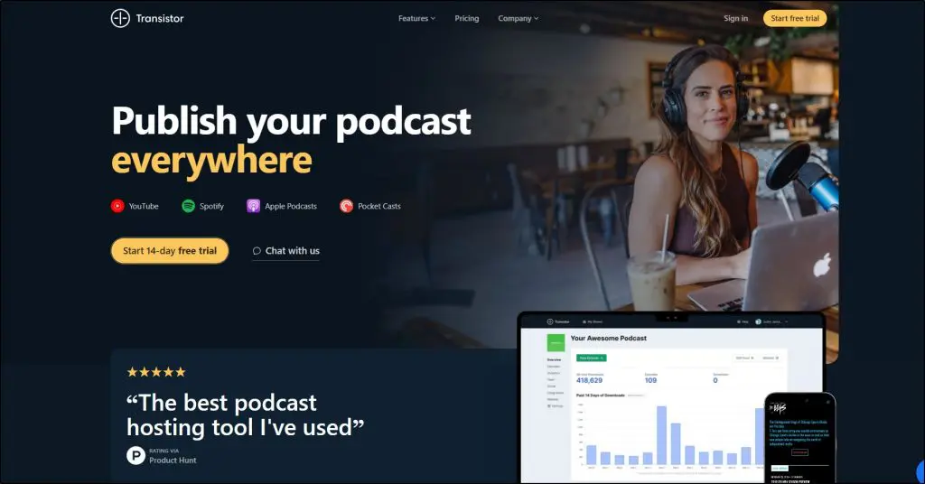 transistor podcast hosting