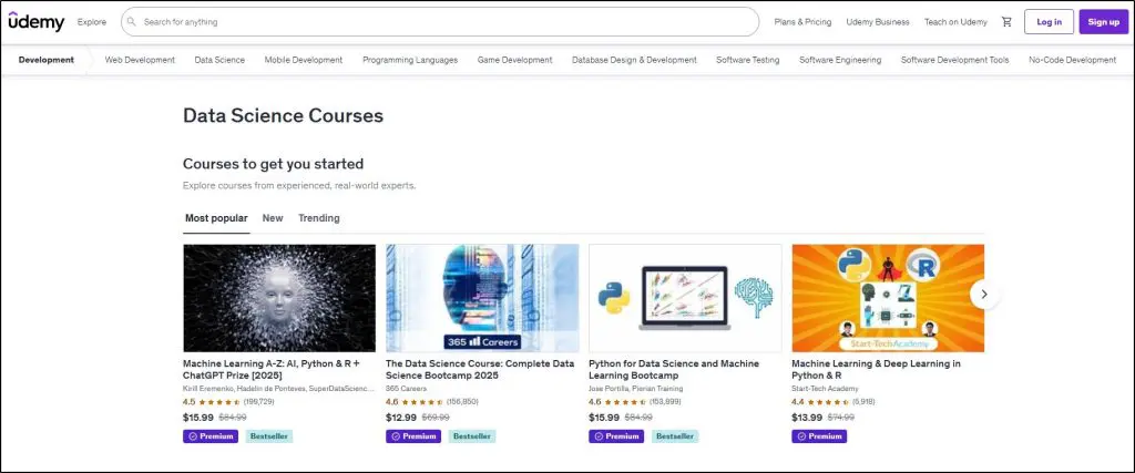 udemy online learning