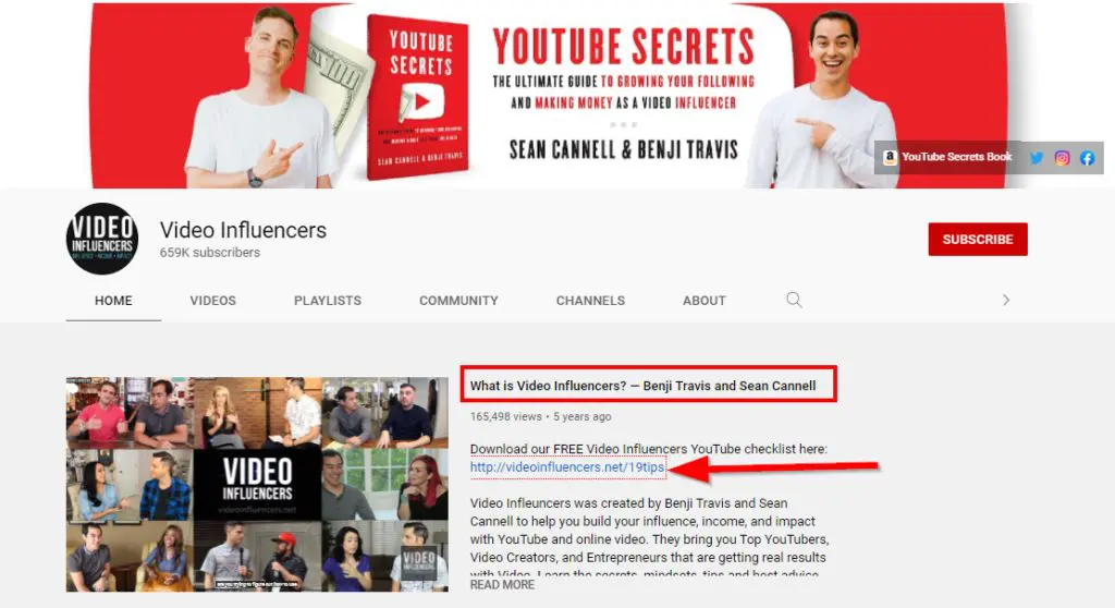 Example of YouTube trailer.