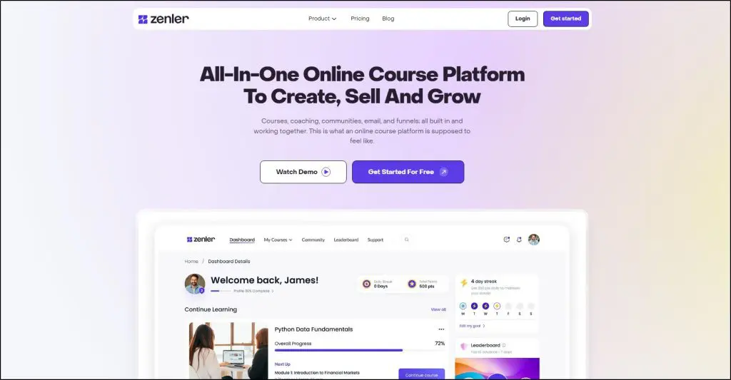 zenler homepage
