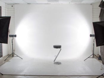 Photo of video studio for online course production