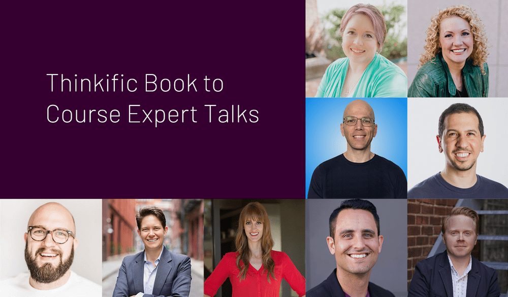 Thinkific Book to Course Expert Talks promo image