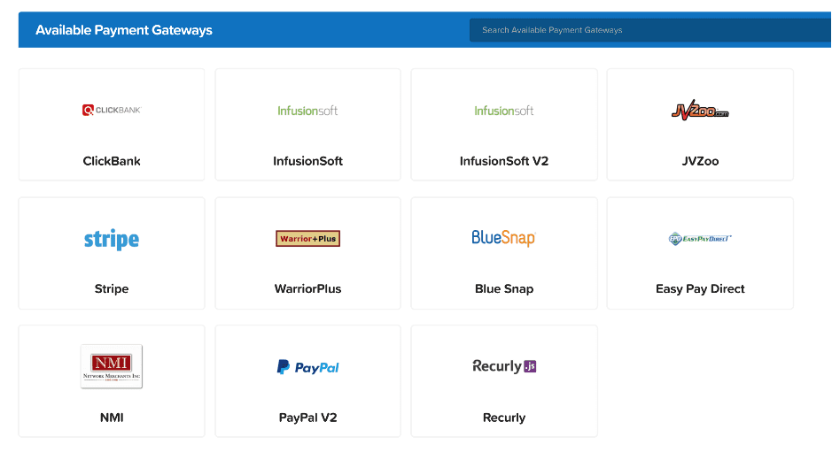 ClickFunnels Payment Gateways