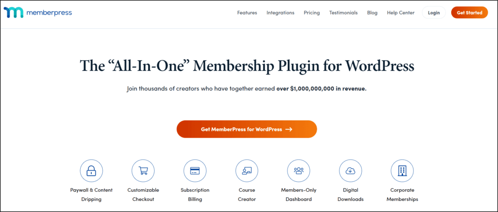 Memberpress Homepage The All-in-One Membership Plug-In for WordPress
