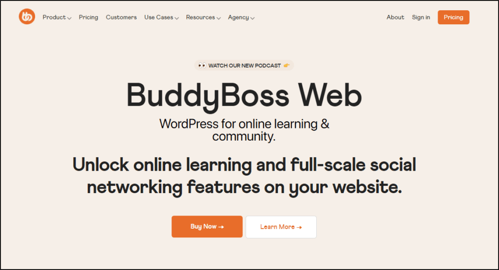 BuddyBoss Web: WordPress for online learning &  community 
