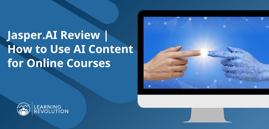 Jasper.AI Review | How To Use AI Content For Online Courses featured image