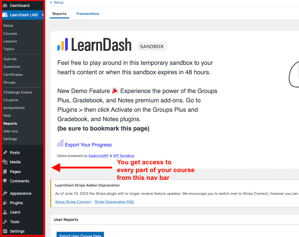 LearnDash Groups for Tin Canny LearnDash Reporting Plugin