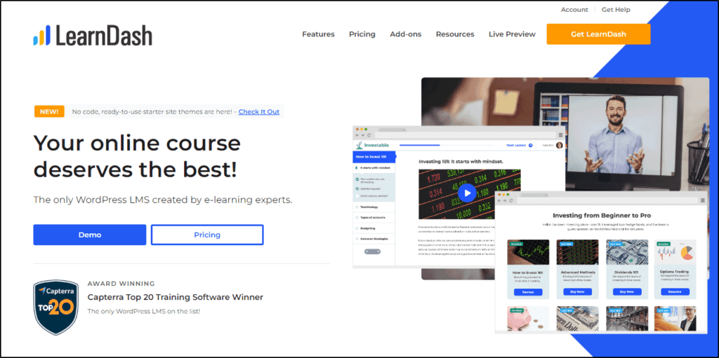 LearnDash home page