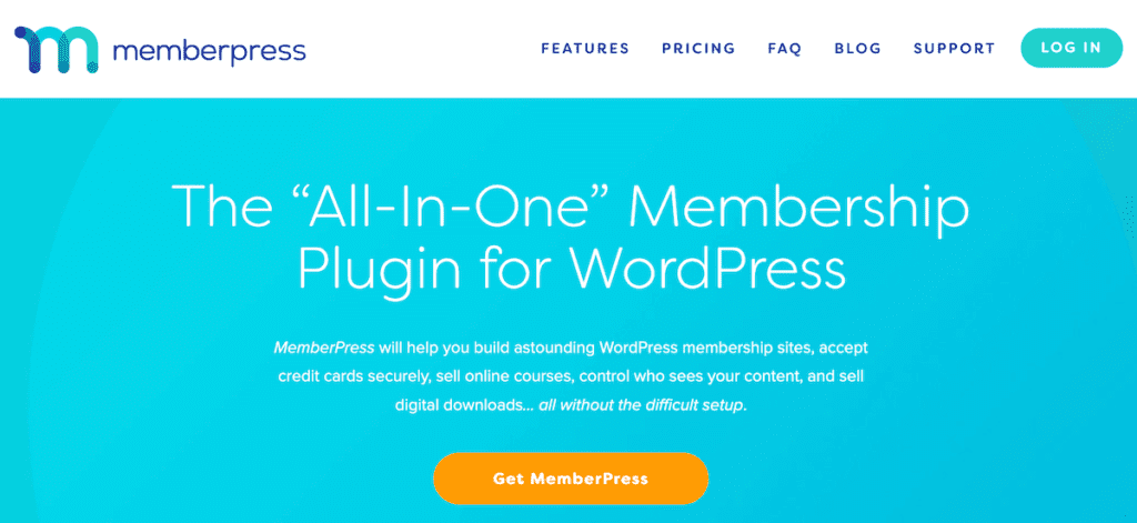 MemberPress WordPress membership plugin home page