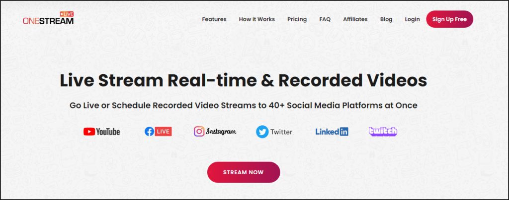 OneStream home page