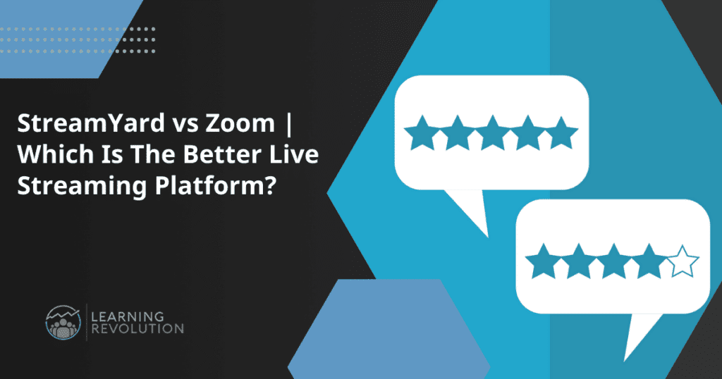in de tussentijd Tweet kunstmest StreamYard vs Zoom | Which Is The Better Live Streaming Platform