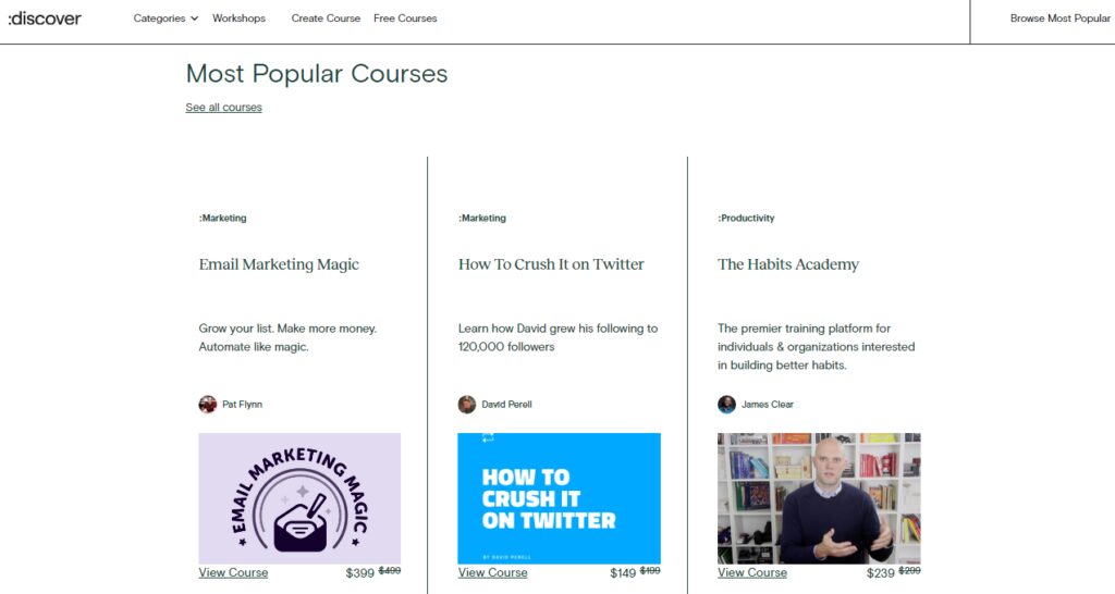 Teachable Discover Online Course Marketplace