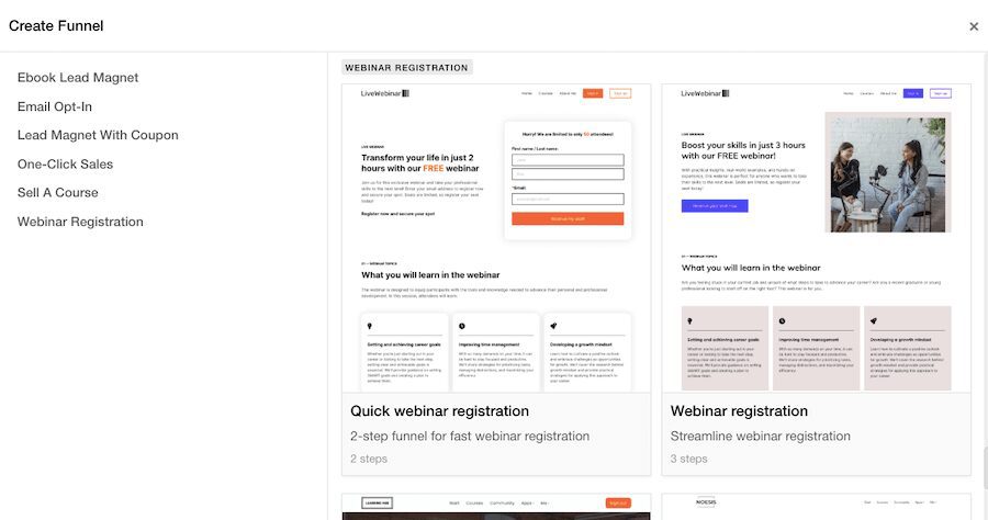 Webinar registration templates 