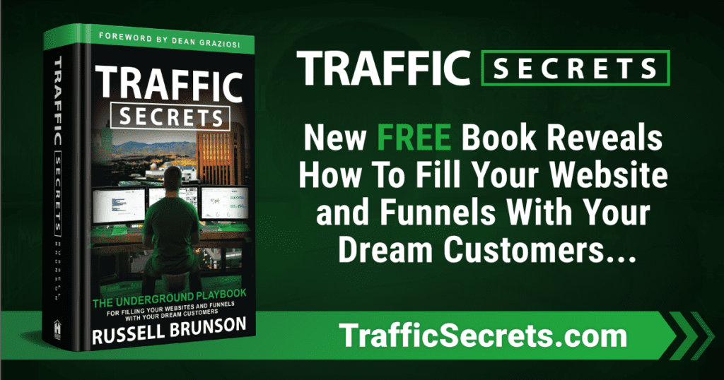 ClickFunnels Founder Traffic Secrets Book Banner