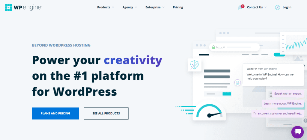 WPEngine home page: Power your creativity on the #1 platform for WordPress