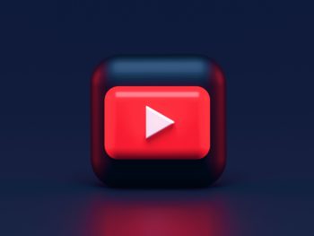 YouTube button for start a YouTube channel post