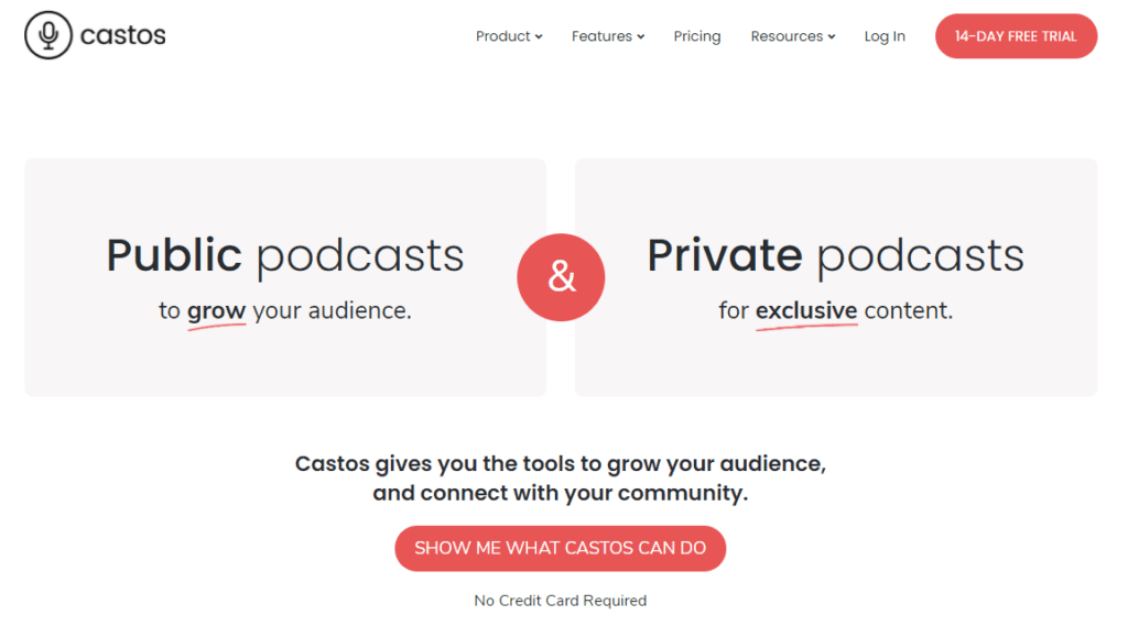 Castos best podcast hosting platform option
