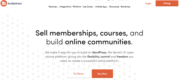 Build online communities with BuddyBoss screenshot