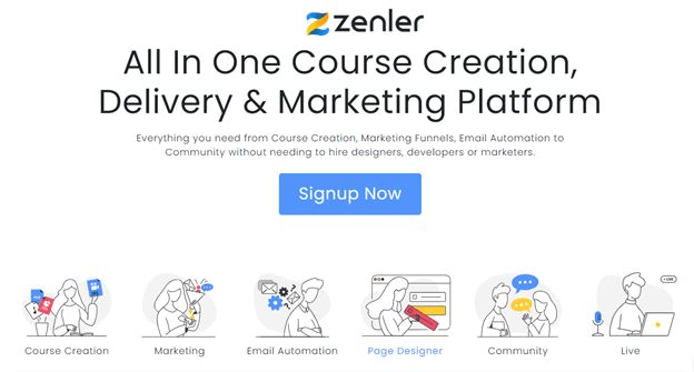 New Zenler All in One Course Platform - A top Kajabi Alternative