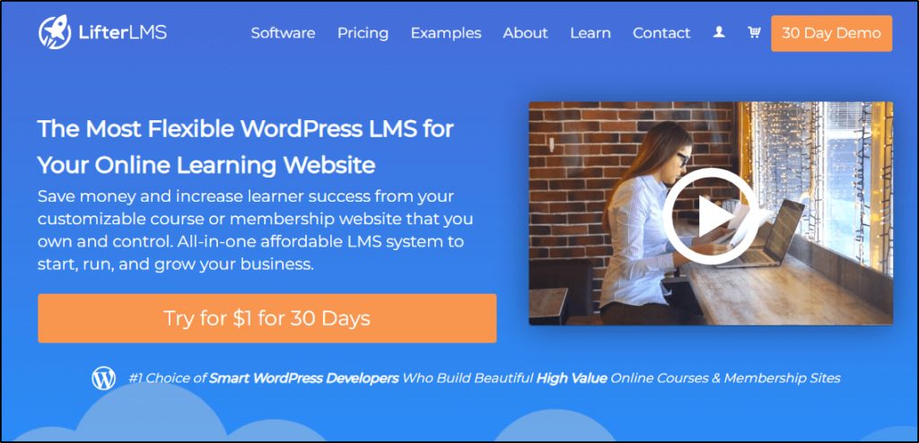 LifterLMS home page