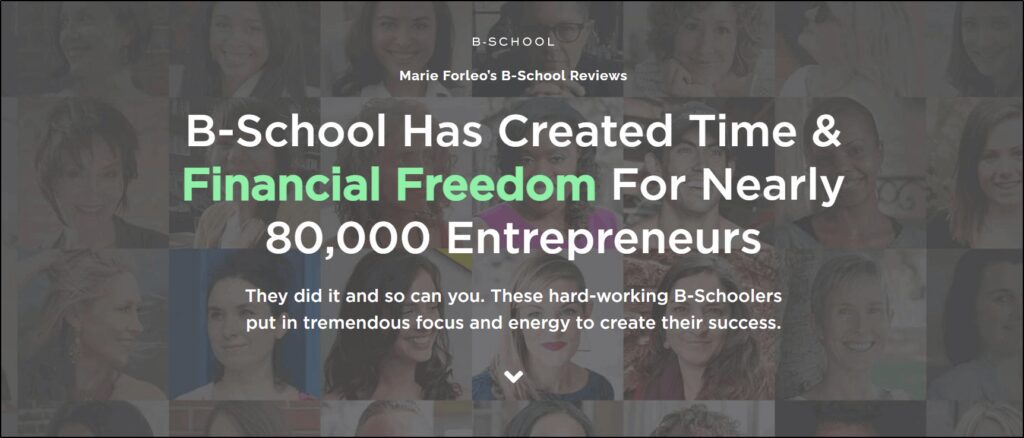 B-School - Marie Forleo's B-School Reviews: B-School Has Created Time & Financial Freedom for Nearly 80,000 Entrepreneurs 